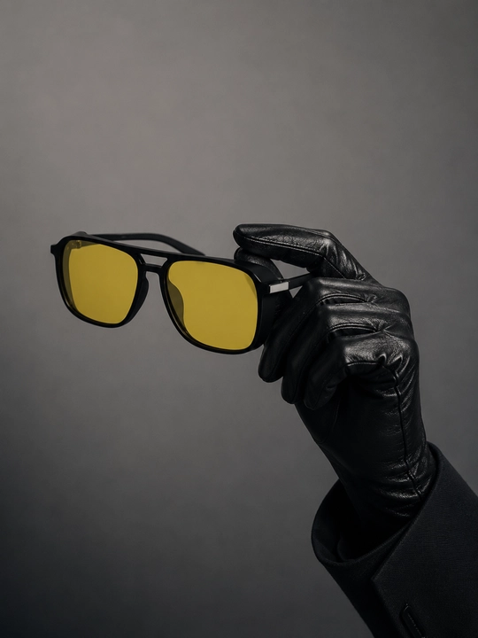 Haydovchilar uchun avtomobil chiroqlarini qaytaruvchi ko'zoynaklar