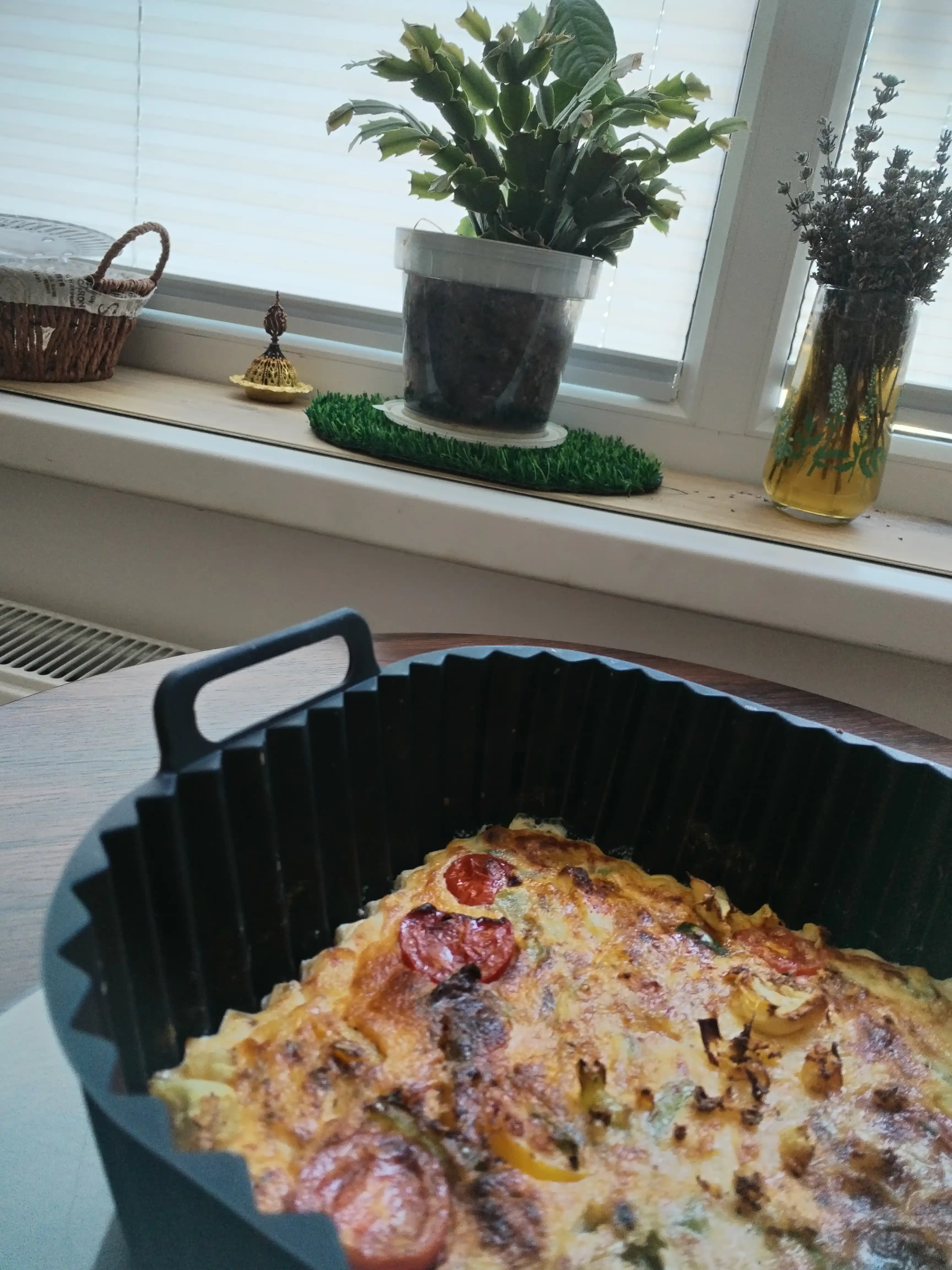 Форма для аэрогриля, духовки и микроволновки, силиконовая, квадратная и круглая, 21x21 см