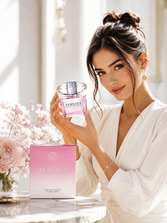 Versace Bright Crystal EDT 90 ml ayollar uchun nafis gulli mevali atir - 