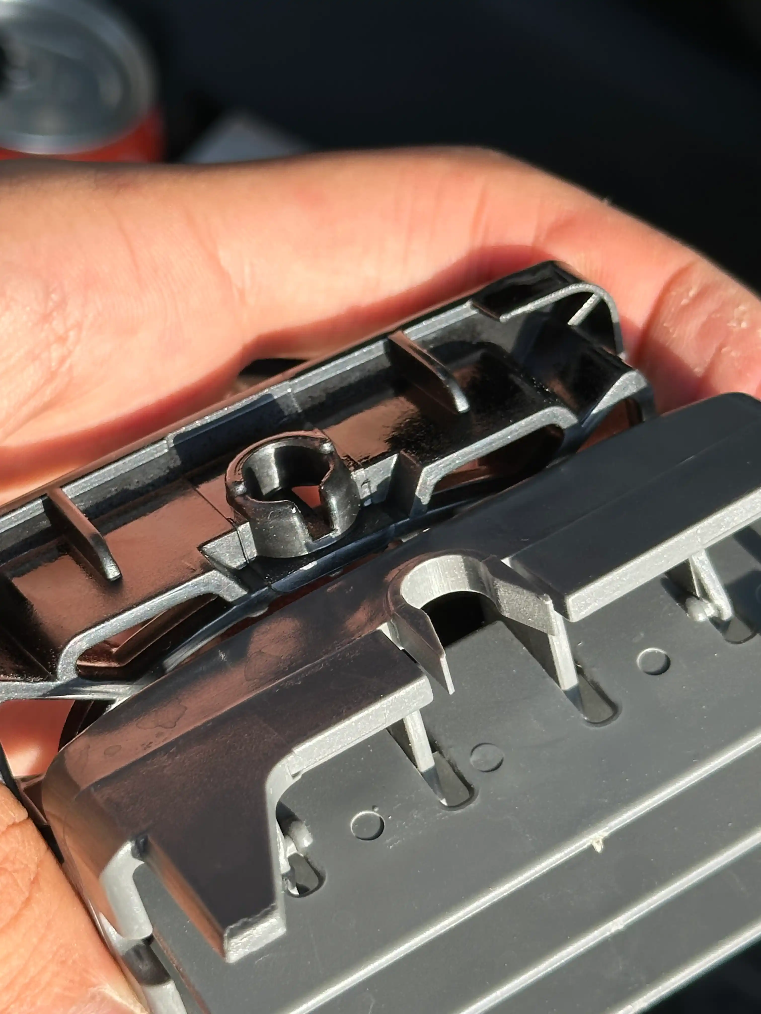 Damas uchun AMG uslubidagi salon havo deflektori, ABS plastik