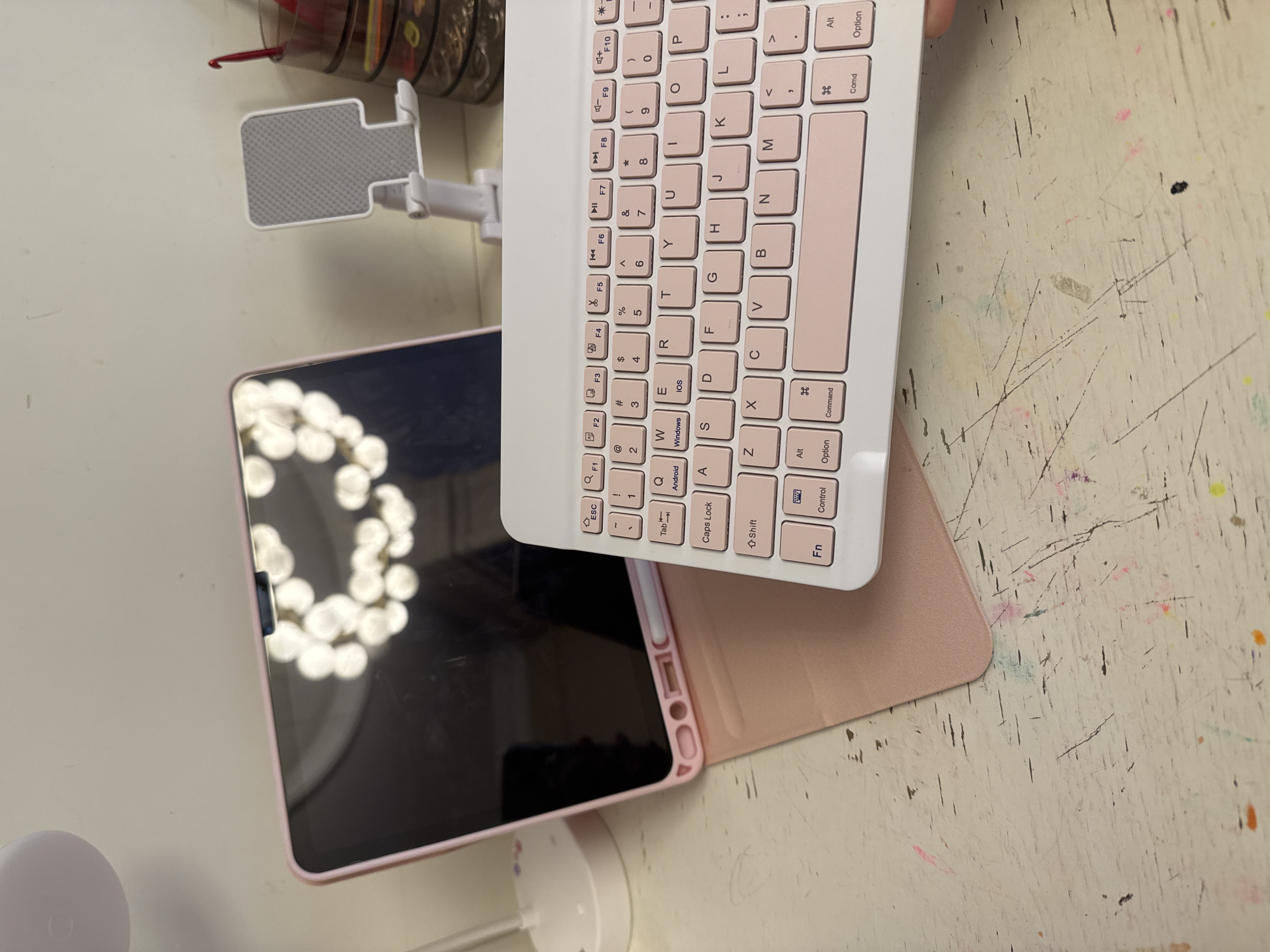 Чехол со съемной Bluetooth-клавиатурой и слотом для стилуса, для разных моделей iPad