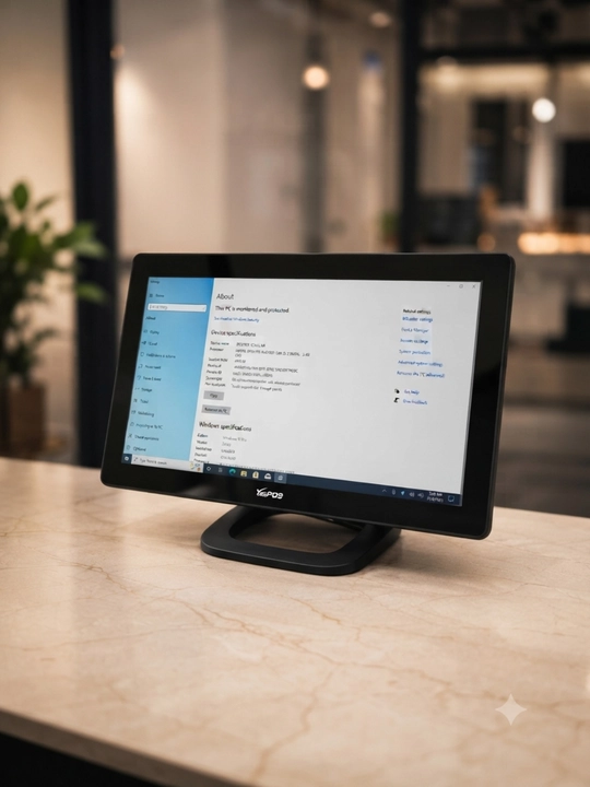 Ikki tomonlama va bir tomonlama POS monoblok, dokon, apteka va restoran uchun