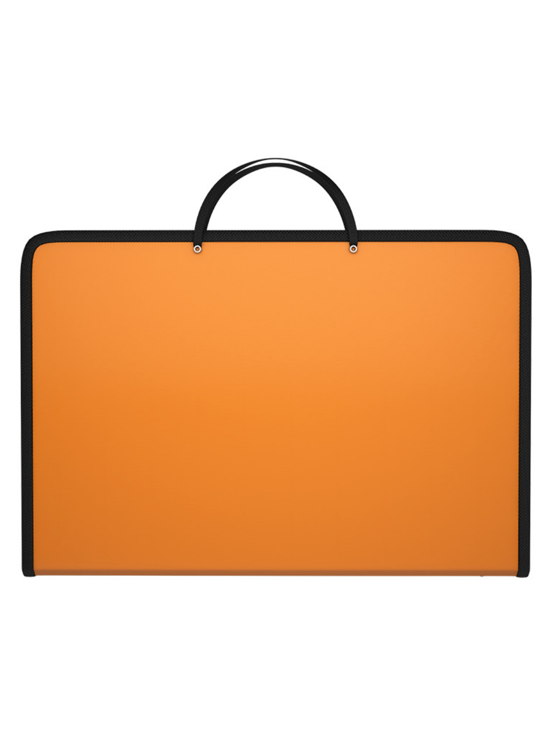 Папка с ручками, пластик, 22х32х3 см, на молнии вокруг, Matt Neon, Erich Krause - 