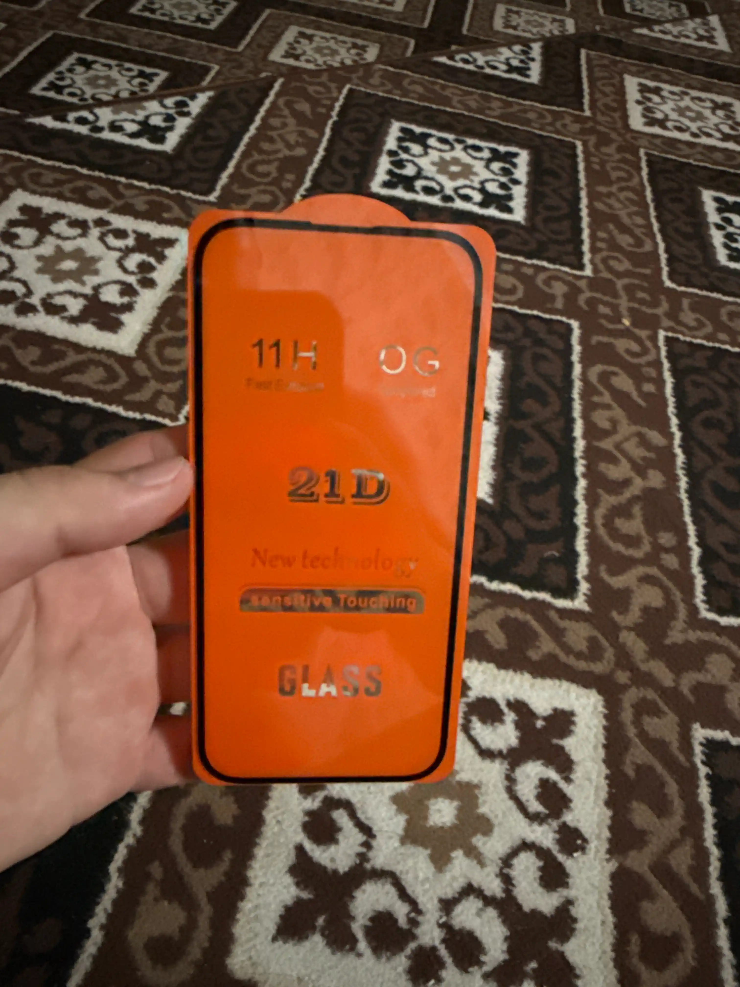 IPhone 11,12,13,14,15,16,6s,7,8, SE, XR, XS, Pro, Max, Plus Mini uchun  himoya oynasi