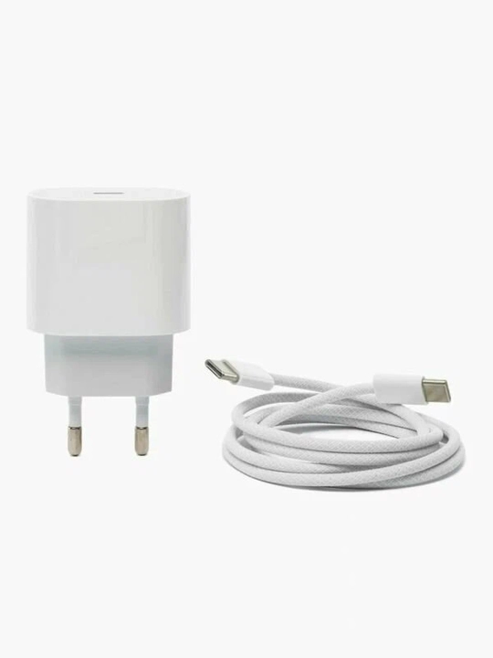Зарядное устройство для iPhone, быстрая зарядка 20 Вт, с кабелем Type-C 