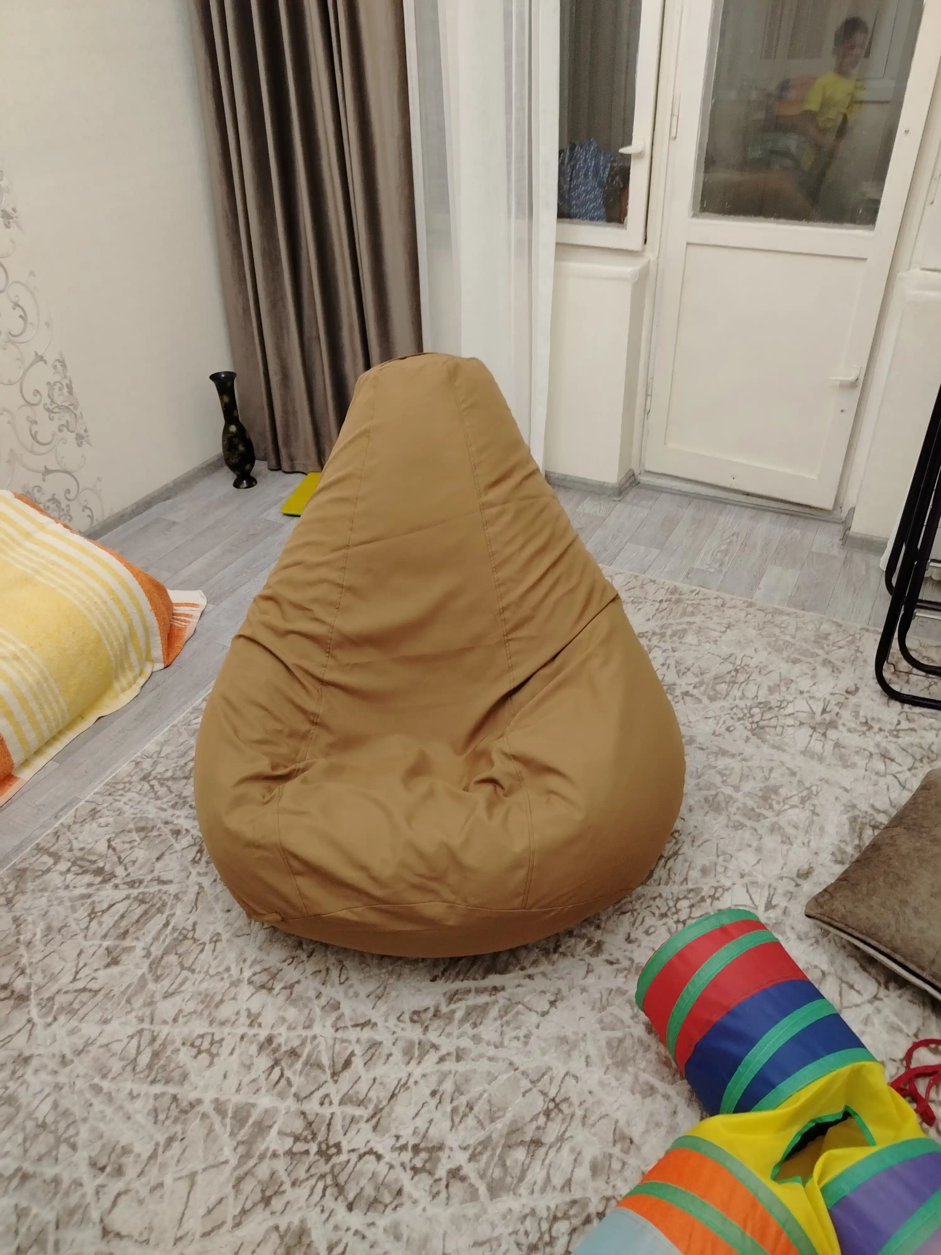 Большой кресло мешок Bean Bag размер XXXXL, мягкий пуфик-бинбег из ткани габардин