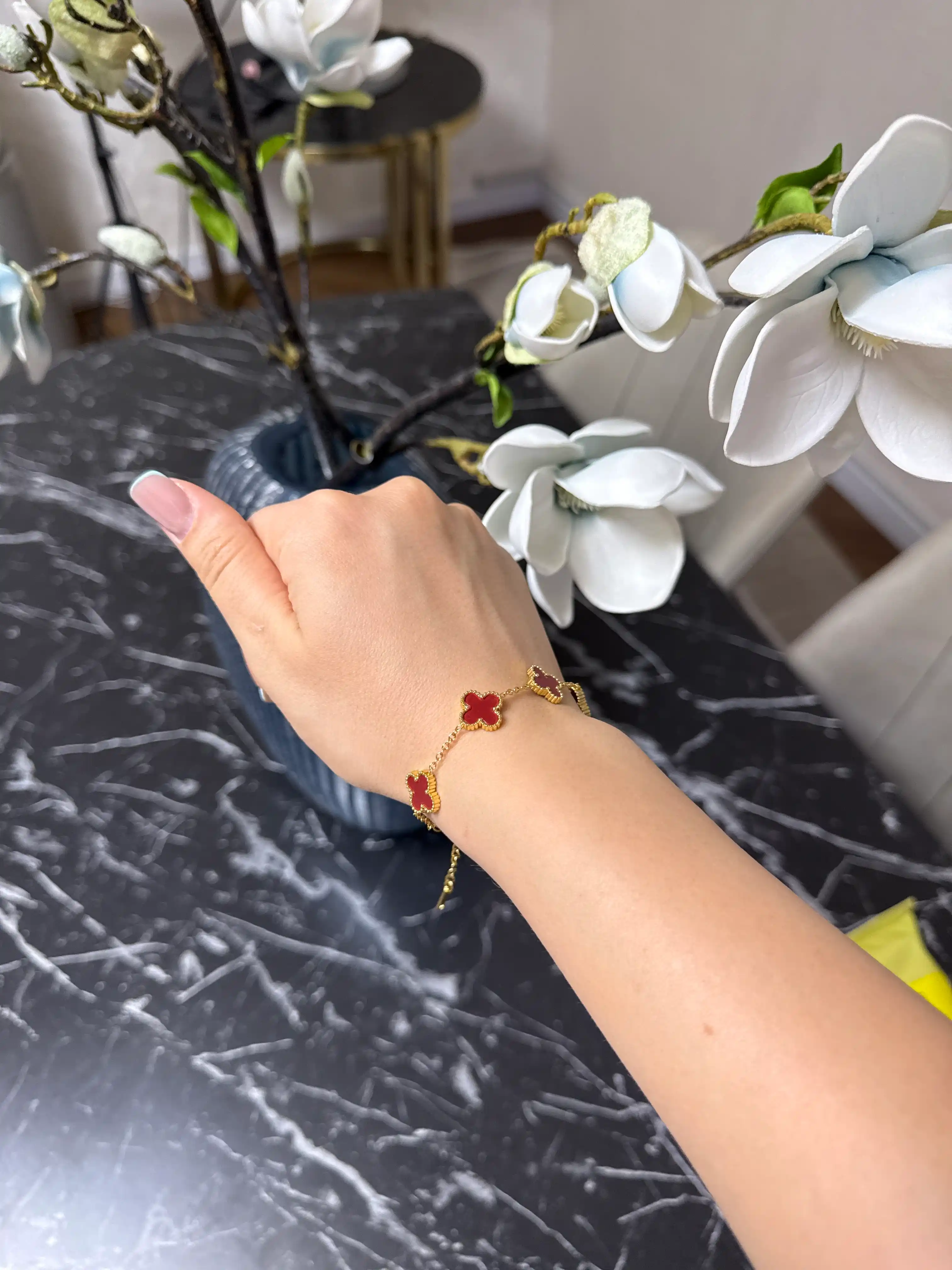 Браслеты для женщин и девушек Van Cleef, не меняет цвет и не темнеет