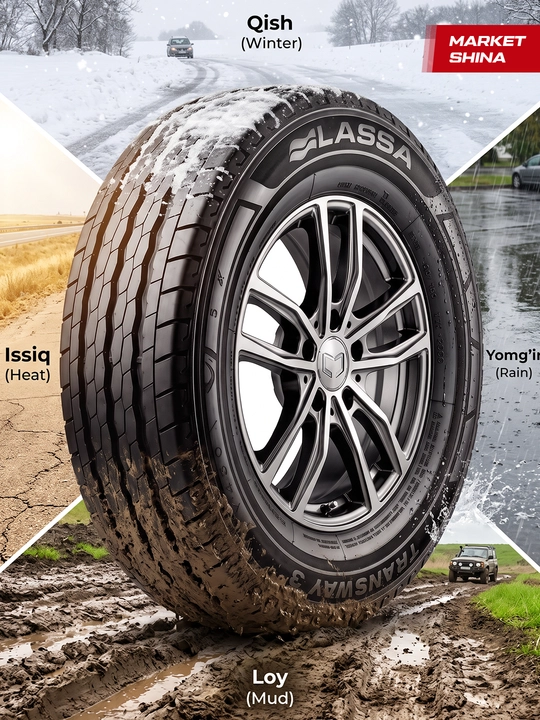 LASSA Transway 3 – Bridgestone texnologiyasi, Turkiya sifati, uzoq xizmat muddati
