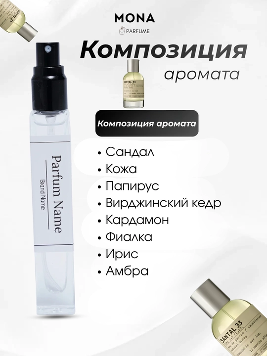 Le Labo –  Santal 33, Another 13, Bergamote 22 uniseks parfyum, Mona Parfumes