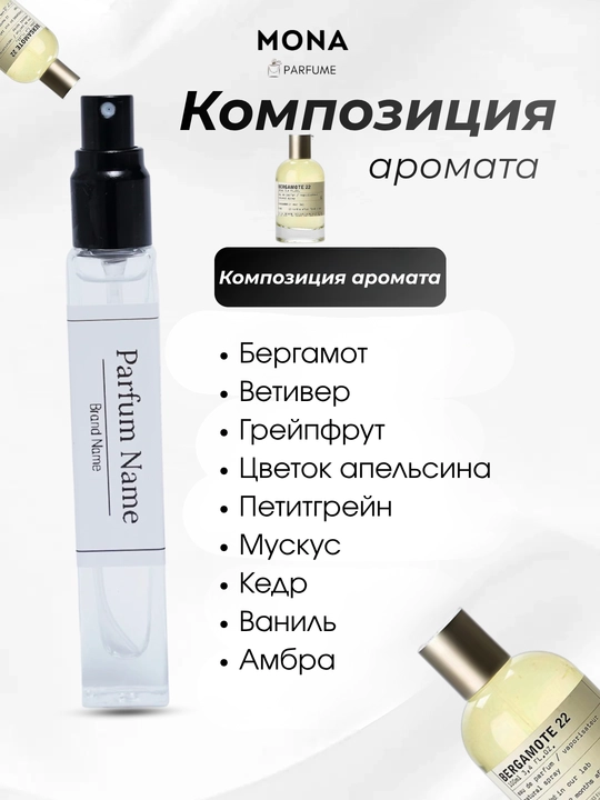 Le Labo –  Santal 33, Another 13, Bergamote 22 унисекс парфюм, Mona Parfumes