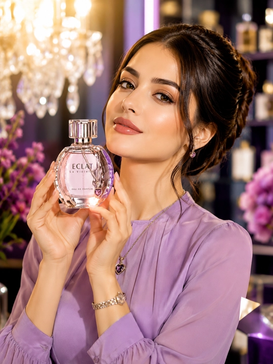 Eclat La Violette ayollar atiri 100 ml Eau De Parfum uzoq saqlanuvchi xushbo'y hid - 