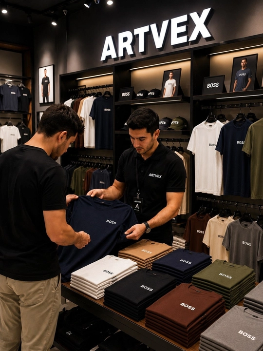 ARTVEX erkaklar va ayollar futbolkasi, 70% paxta, 30% poliester