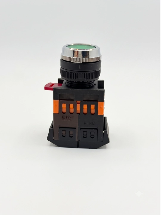 Elektr uskunalar uchun yashil chiroqli boshqaruv tugmasi LA38-11DN, 22 mm