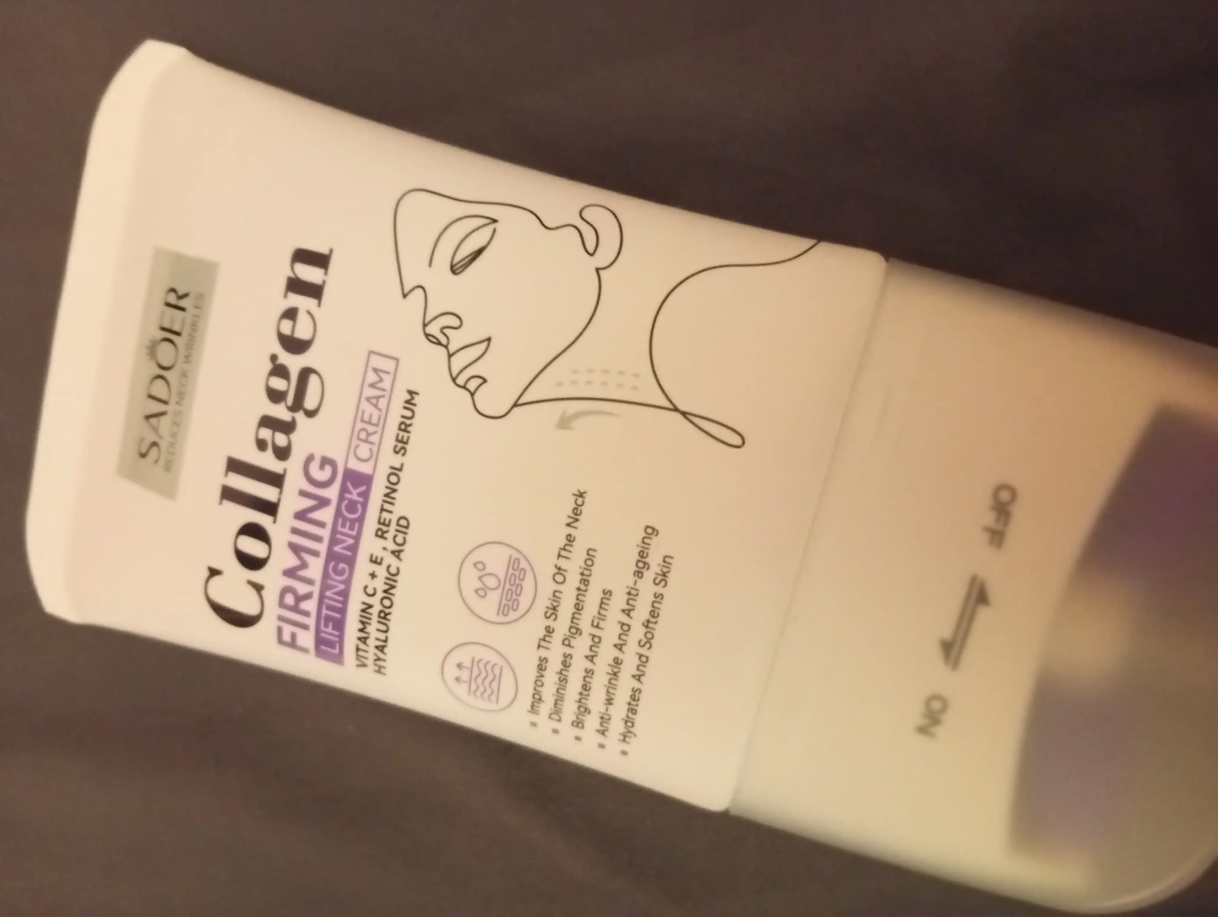 Yuz, bo'yin va dekolte uchun kompleks parvarish, go'zal teri uchun kollagen + retinol