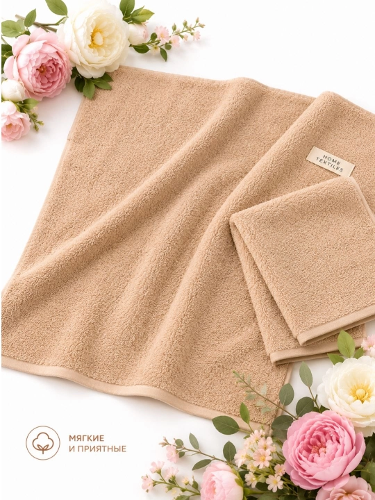 Premium 3 dona sochiqlar to‘plami – yumshoq mikrofiber hammom va yuz sochiqlari, sovg‘abop