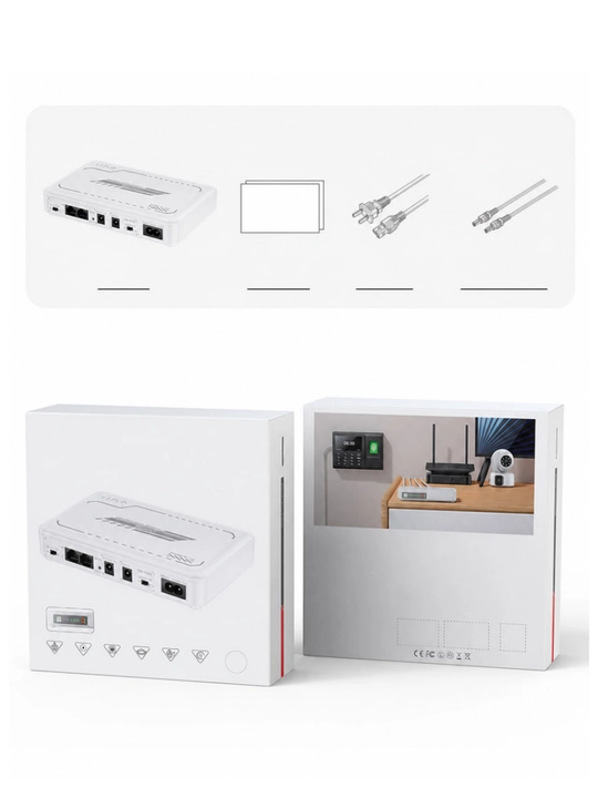 Router va modem uchun oq mini ups Yesido YP74E wifi ups