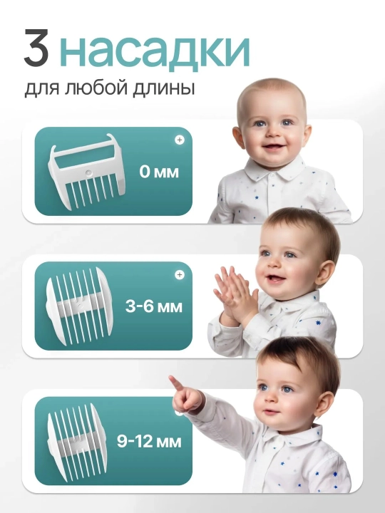 Детская машинка для стрижки VGR , вакуумная, для детей, детский триммер