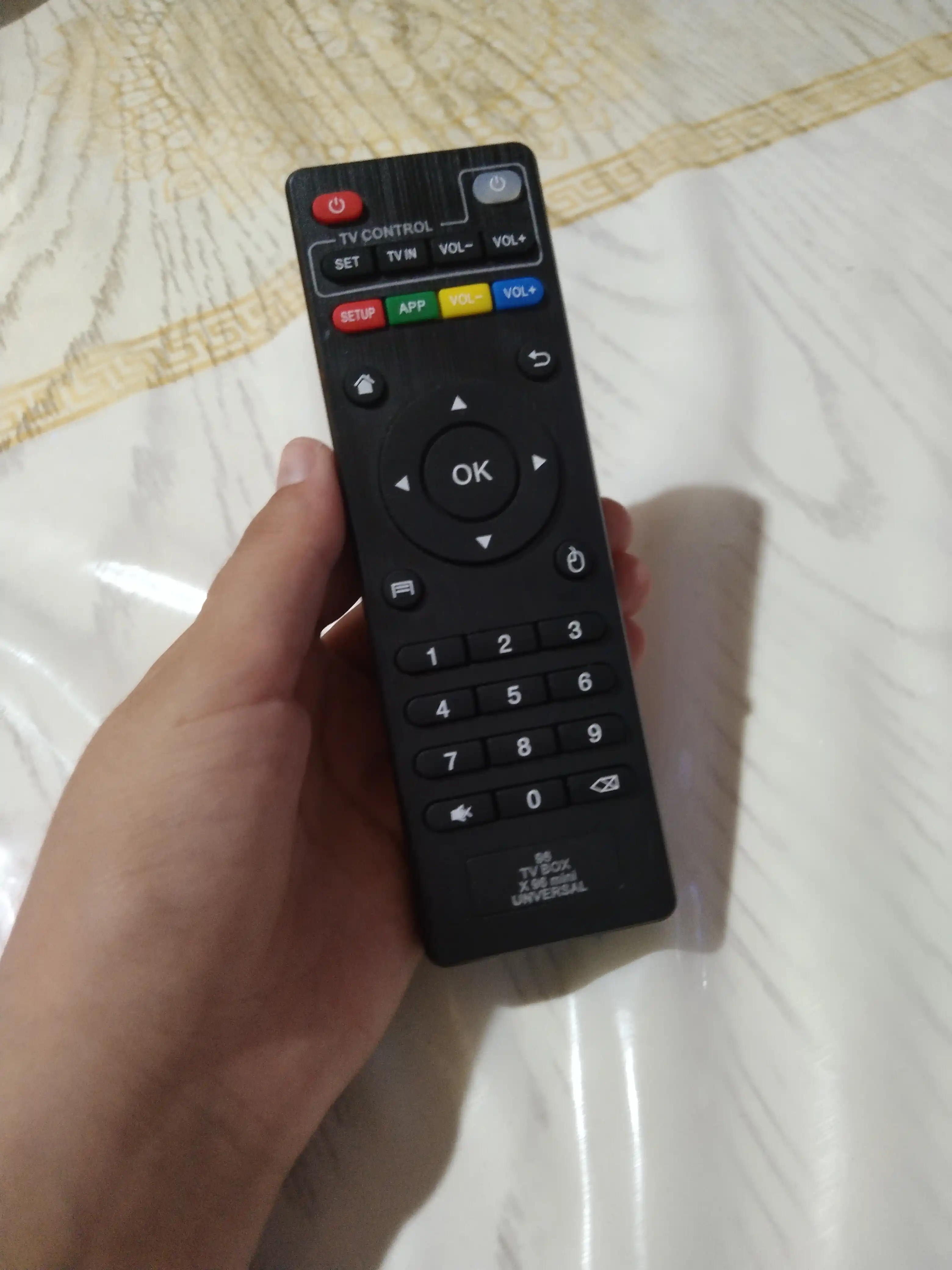 Android TV Box X96mini, X96Q PRO, G10S, Q5 uchun pult ovozli boshqaruv va Air Mouse bilan
