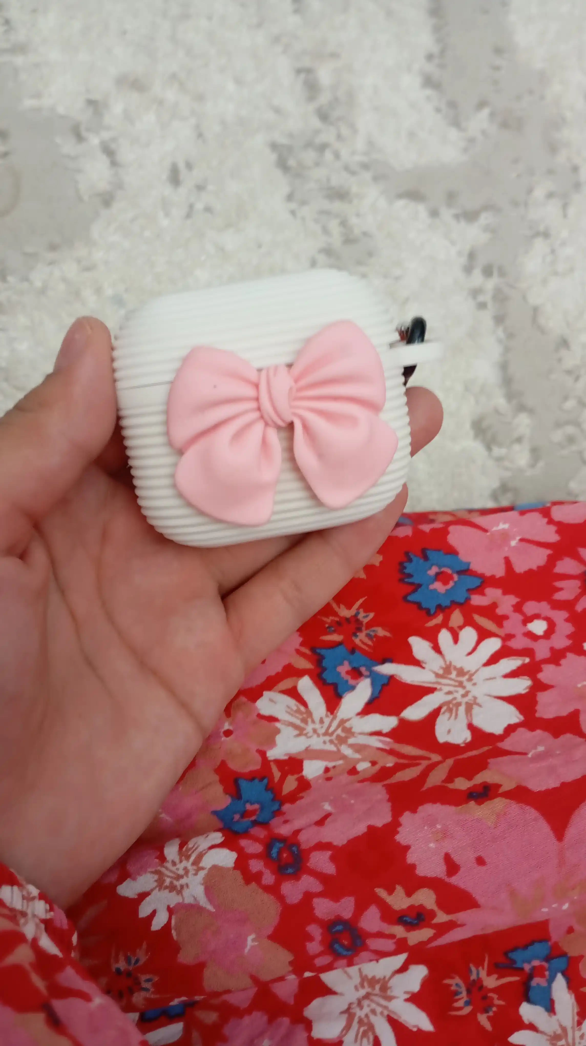 AirPods 1, 2 / Pro simsiz quloqchinlari uchun dekorativ bantli g‘ilof, 3, 4