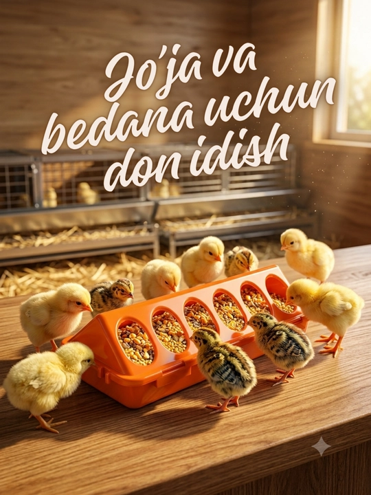 Jo'jalar uchun oziqlantirgich - 