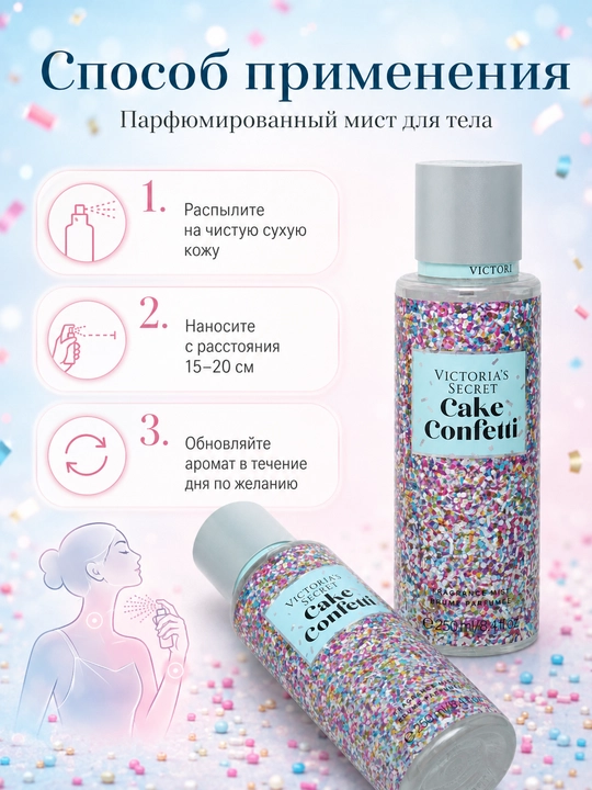 Спрей мист для тела, парфюмерный