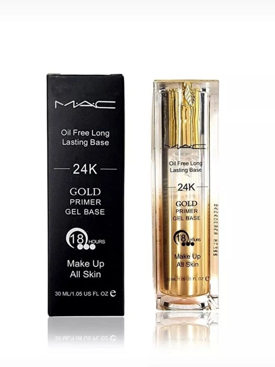 MAK GOLD Primer Gel Base - bu silliq va tekis tus uchun makiyajdan oldin surtiladigan asosdir - 