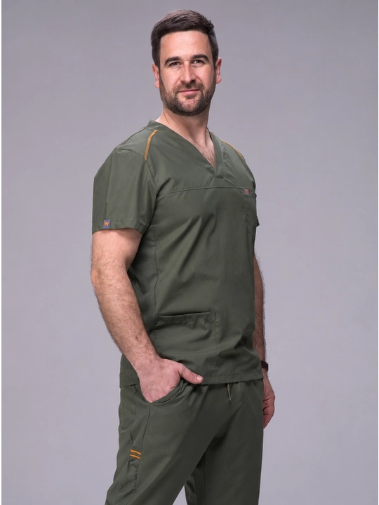 "WorkMed FLEXY Men’s Scrub SET" erkaklar tibbiy kostyumi
