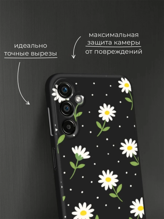 Samsung Galaxy A25 uchun сhexol - zarbaga chidamli silikon chexol, moychechak gulli