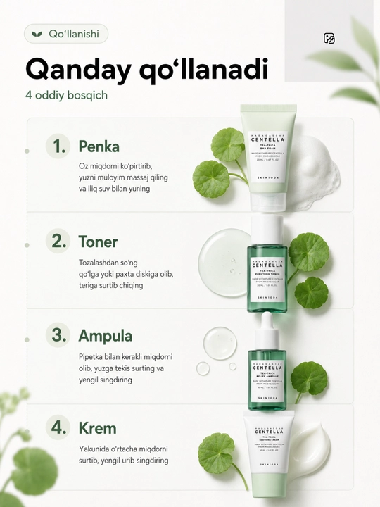 SKIN1004 Centella Travel Kit — Серия мини-наборов ухода за лицом