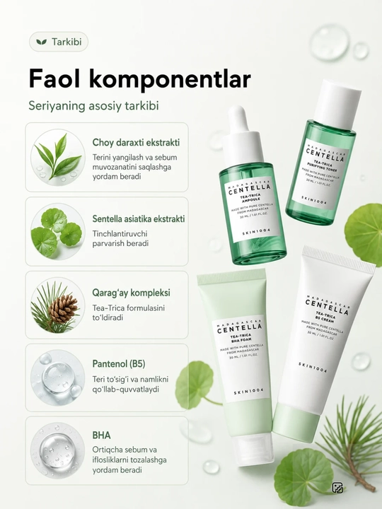 SKIN1004 Centella Travel Kit — Серия мини-наборов ухода за лицом