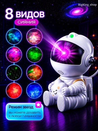 Проектор «Звездное небо» – ночник, создающий волшебную и спокойную атмосферу в вашем доме