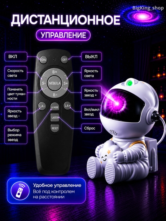Проектор «Звездное небо» – ночник, создающий волшебную и спокойную атмосферу в вашем доме