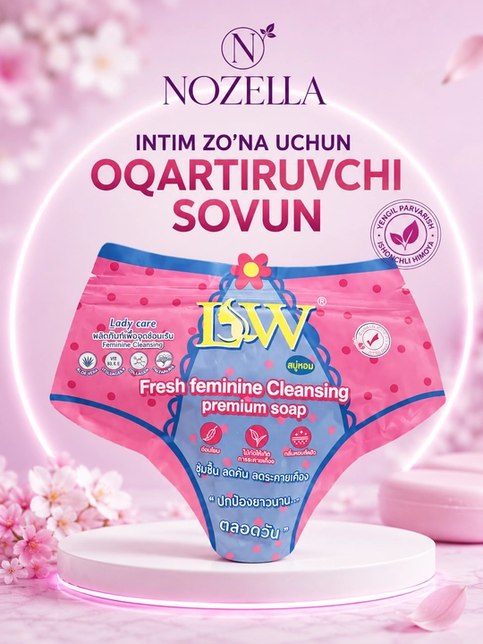 Мыло для интимной гигиены для женщин, в форме сердца - ISW Fresh Feminine Cleansing Soap