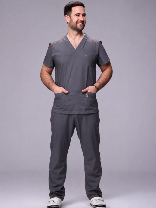 Мужской медицинский костюм "WorkMed FLEXY Men's Scrub SET" - 