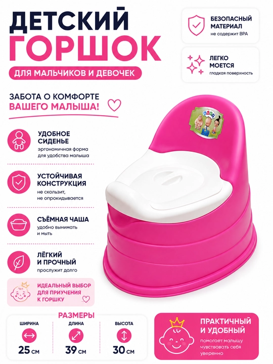 Детский горшок с крышкой — комфорт и удобство каждый день