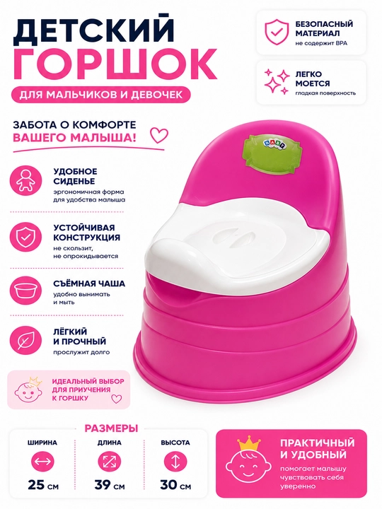 Детский горшок с крышкой — комфорт и удобство каждый день