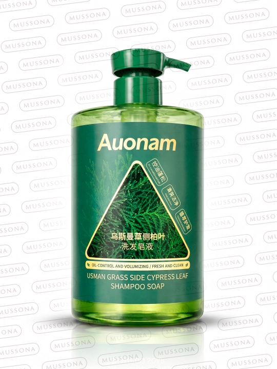 Soch o'stiradigan va to'kilishiga qarshi shampun Auonam ayollar va erkaklar uchun, 500ml