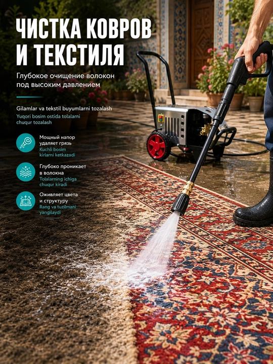 Мойка высокого давления BosimPro MOON автомойка, 3000W, устройство для мойки автомобилей