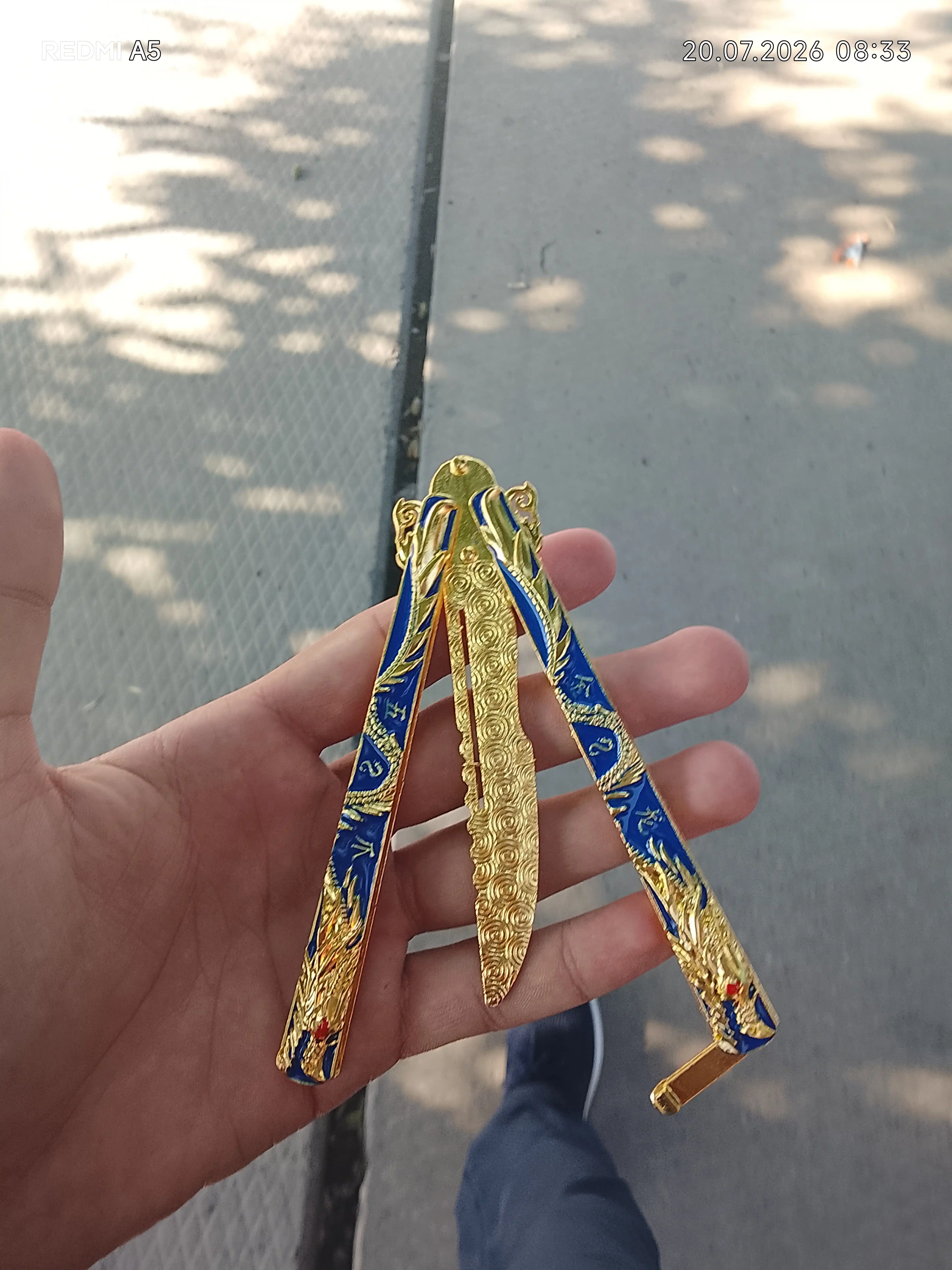 Pichoq-kapalak, organish va mashq qilish uchun, balisong