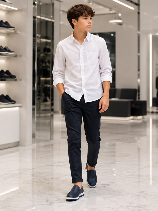 Детские мокасины Slip-On, для мальчиков, эко кожа, размеры 30–39, тёмно-синие