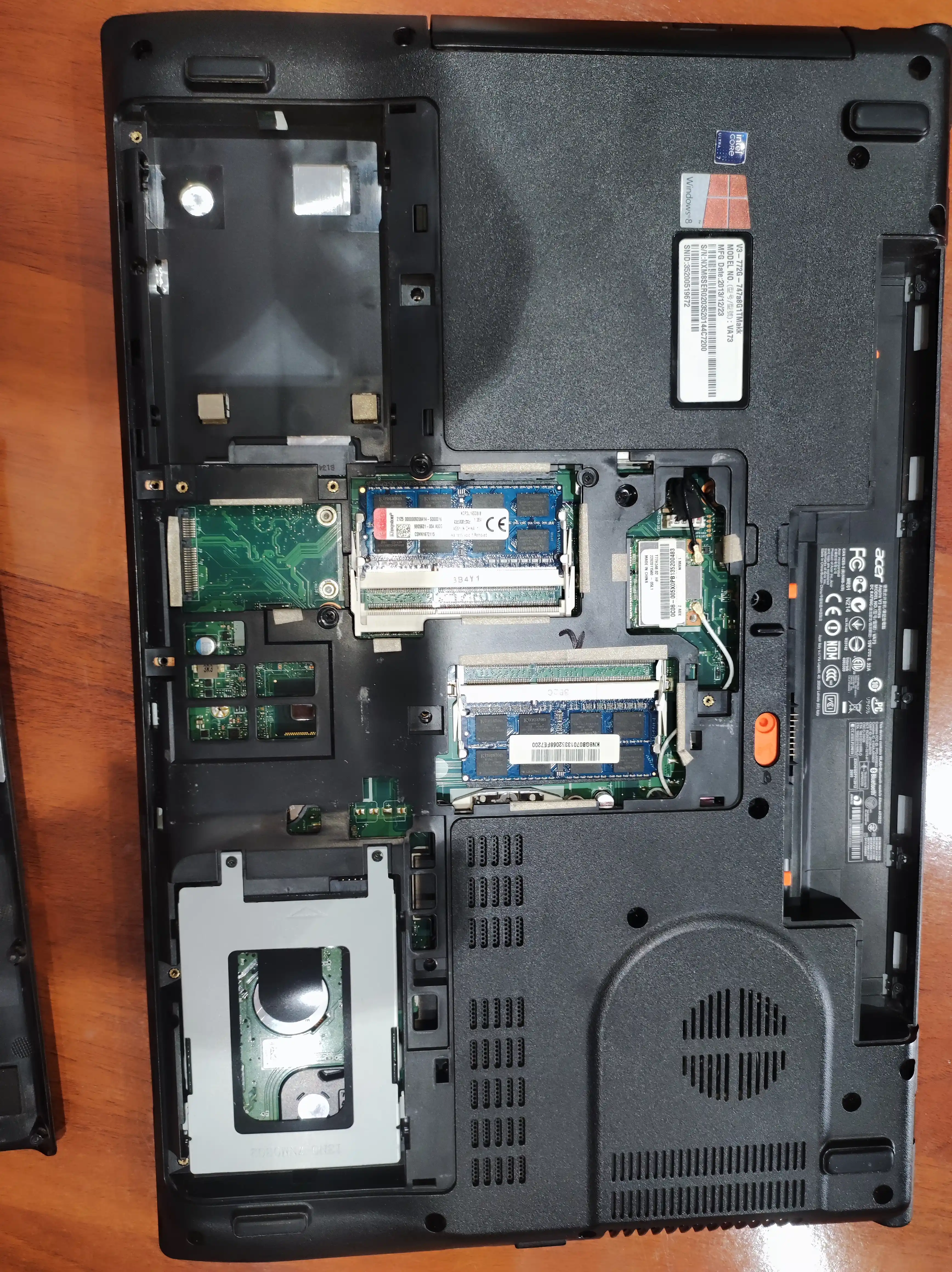 Operativ xotira SODIMM DDR3 4GB 8GB 1600 MHz Kingston, noutbuk uchun OEM