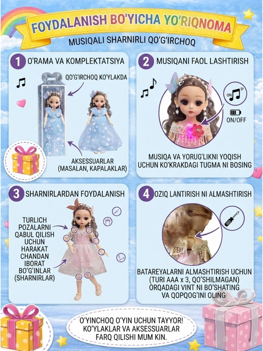 Куклы для девочек, шарнирные