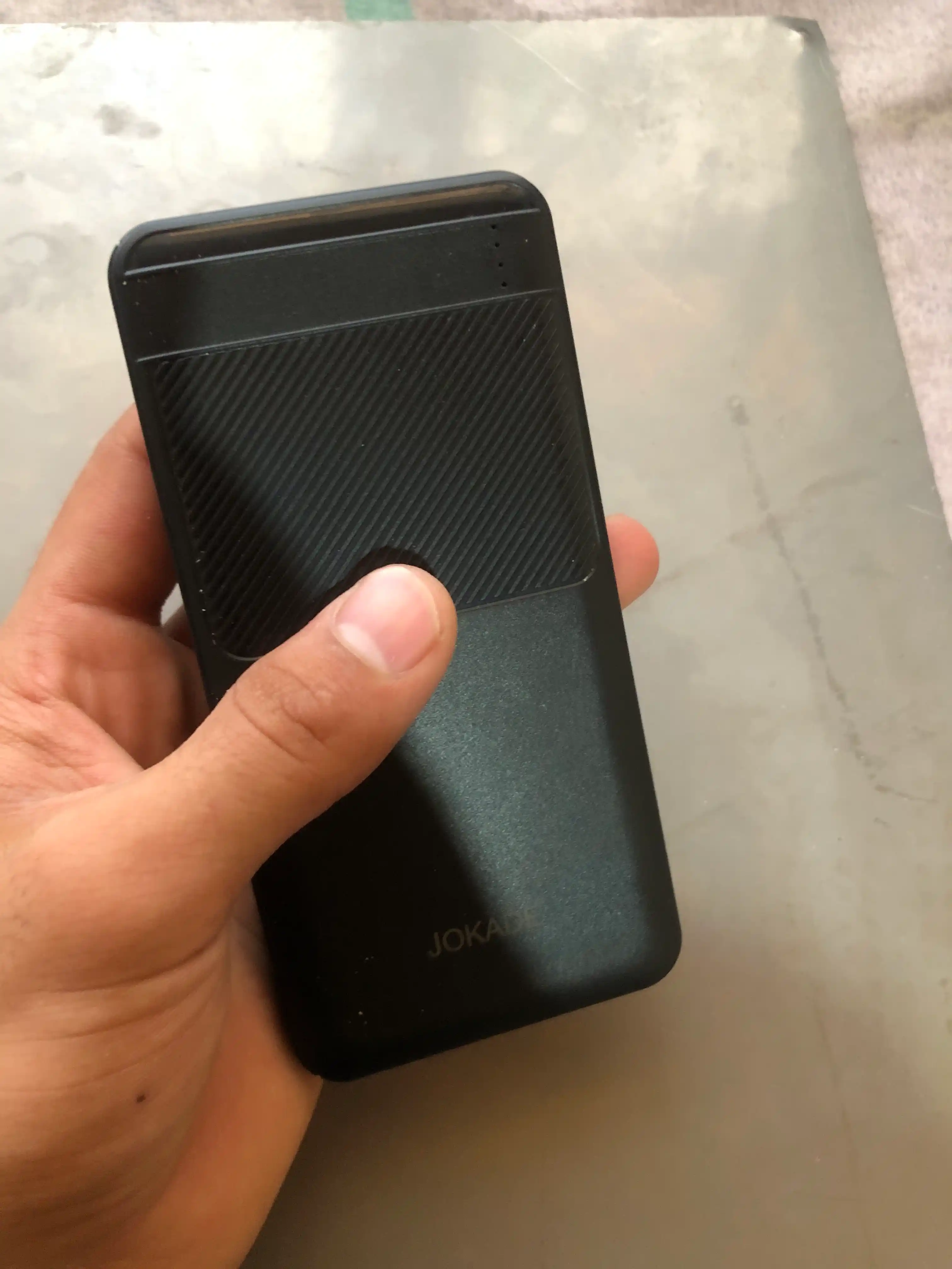 JOKADE powerbank 10000 mAh qora tashqi akkumulyator, power bank 10000
