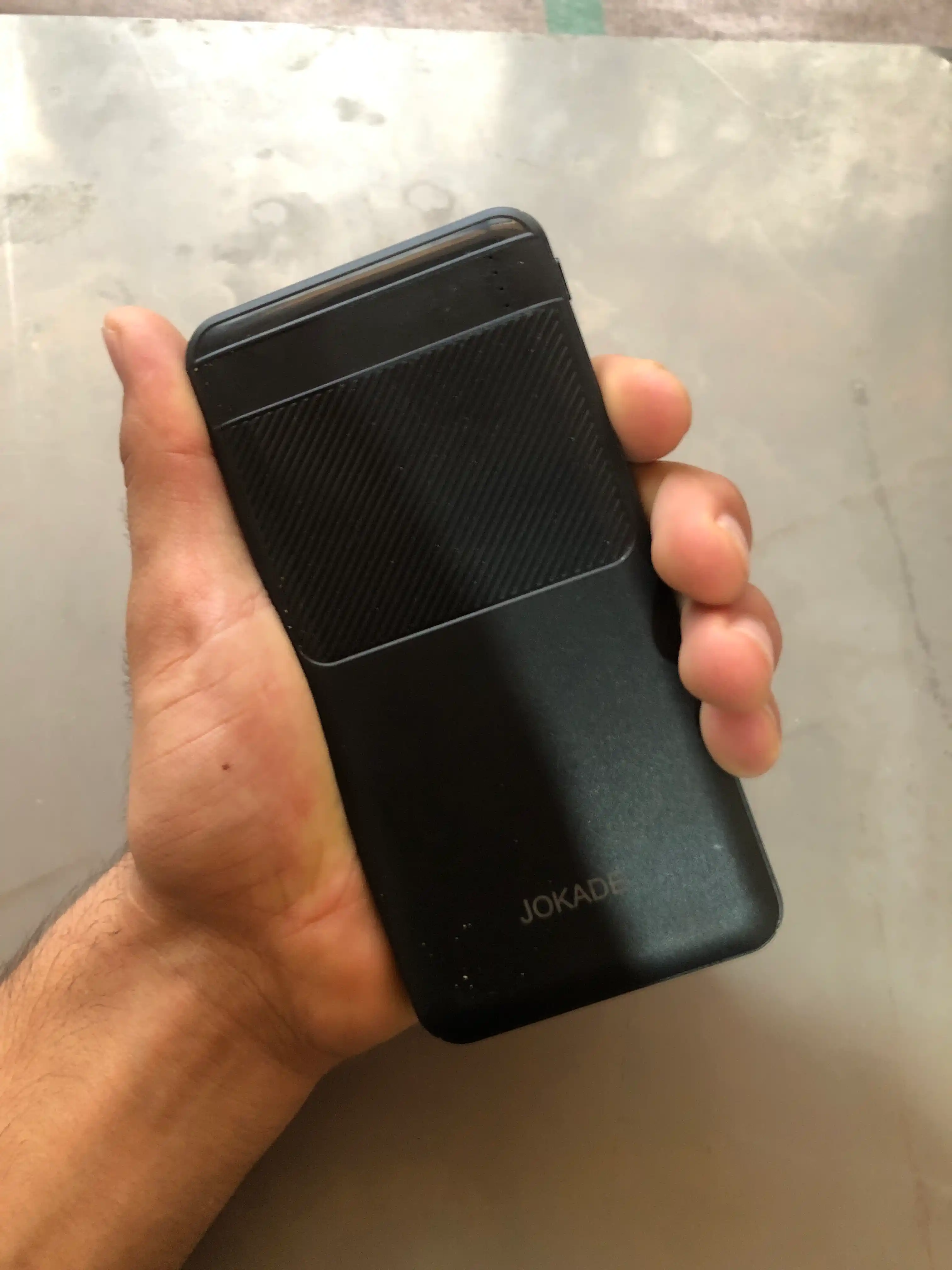 JOKADE powerbank 10000 mAh qora tashqi akkumulyator, power bank 10000