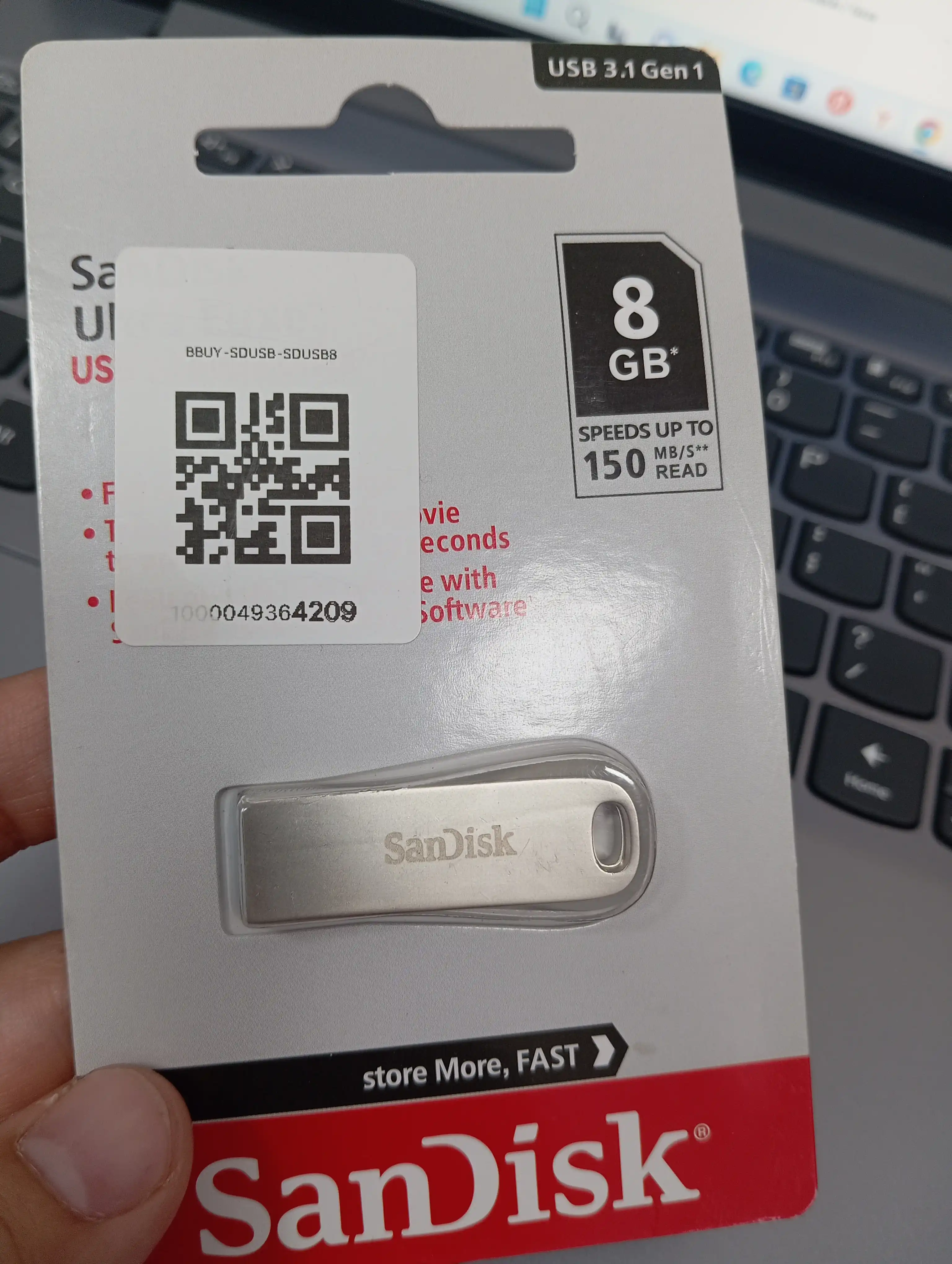 Флешка SanDisk Ultra Luxe USB 3.1, 2, 4, 8, 16, 32, 64, 128 ГБ