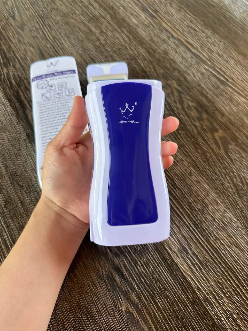 Набор для депиляции Konsung beauty 3 в 1 — воскоплав с картриджем, полосками, депиляция