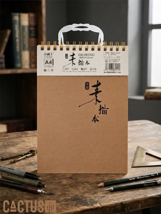 Professional chizmachilik, Sketch Book A4 (O'rnatilgan ruchkali seriya) 50 varoq - 