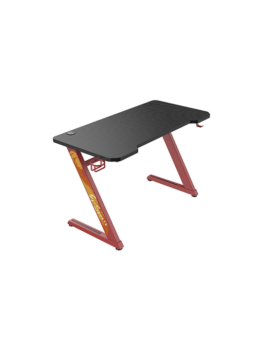 Kompyuter o‘yin stoli GMD02-2, 120x60x75 sm, stakan tagligi va quloqchin ilgagi bilan - 