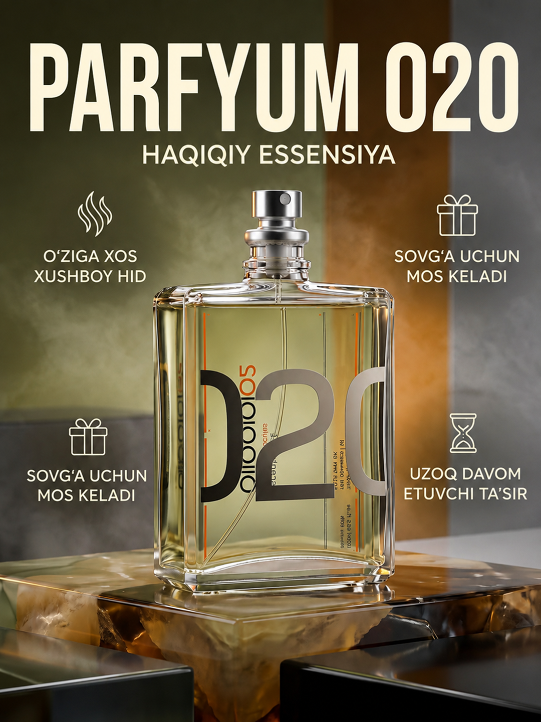 Parfyum molekula 020 — универсальный парфюм, истинная эссенция
