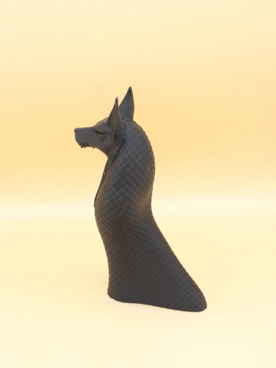 Anubis haykalchasi stolidagi dekor / Misr xudosi 3D plastik figura sovg'aga - 
